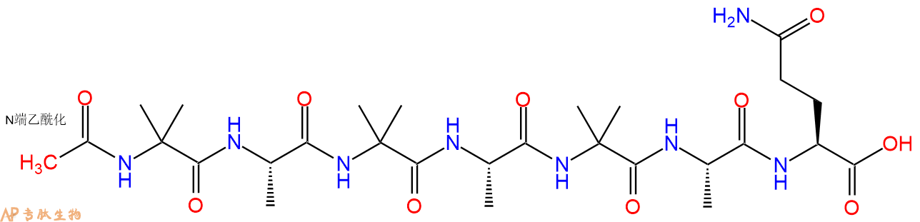 专肽生物产品Ac-Aib-Ala-Aib-Ala-Aib-Ala-Gln-OH