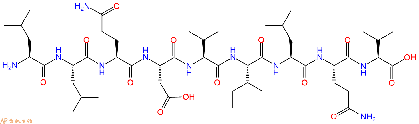 专肽生物产品H2N-Leu-Leu-Gln-Asp-Ile-Ile-Leu-Gln-Val-OH