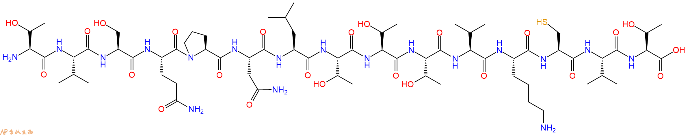 专肽生物产品H2N-Thr-Val-Ser-Gln-Pro-Asn-Leu-Thr-Thr-Thr-Val-Lys-Cys-Val-Thr-OH