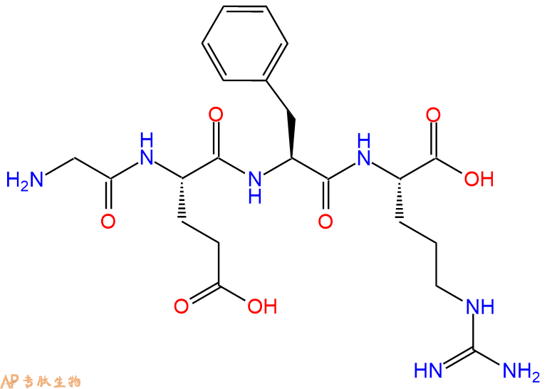 专肽生物产品H2N-Gly-Glu-Phe-Arg-OH