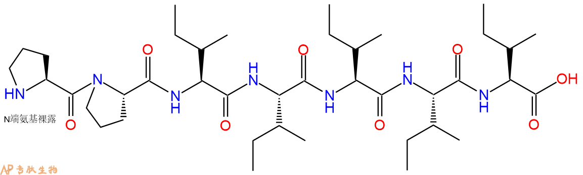专肽生物产品H2N-Pro-Pro-Ile-Ile-Ile-Ile-Ile-OH