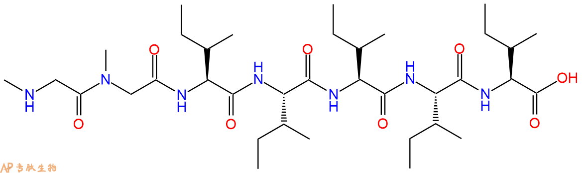 专肽生物产品H2N-Sar-Sar-Ile-Ile-Ile-Ile-Ile-OH