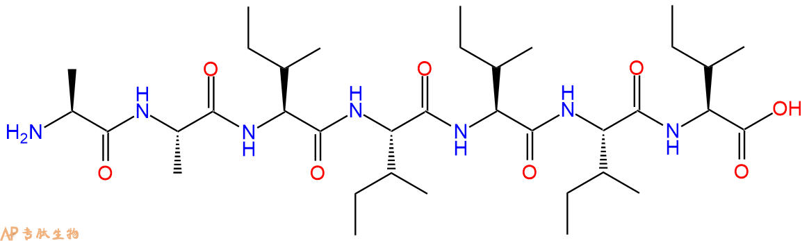 专肽生物产品H2N-Ala-Ala-Ile-Ile-Ile-Ile-Ile-OH