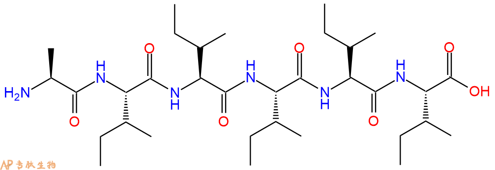 专肽生物产品H2N-Ala-Ile-Ile-Ile-Ile-Ile-OH