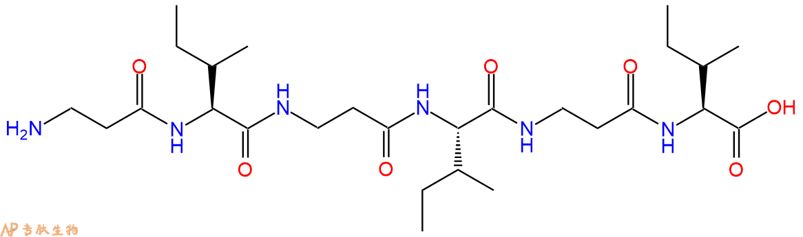 专肽生物产品H2N-&beta;Ala-Ile-&beta;Ala-Ile-&beta;Ala-Ile-OH