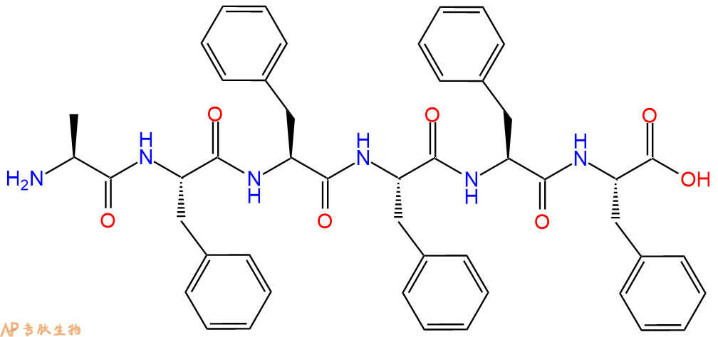 专肽生物产品H2N-Ala-Phe-Phe-Phe-Phe-Phe-OH