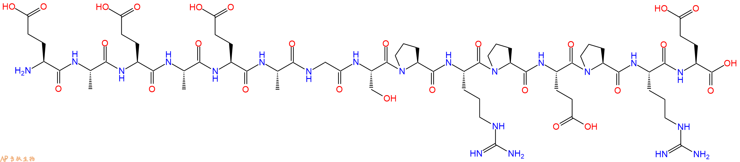 专肽生物产品H2N-Glu-Ala-Glu-Ala-Glu-Ala-Gly-Ser-Pro-Arg-Pro-Glu-Pro-Arg-Glu-OH