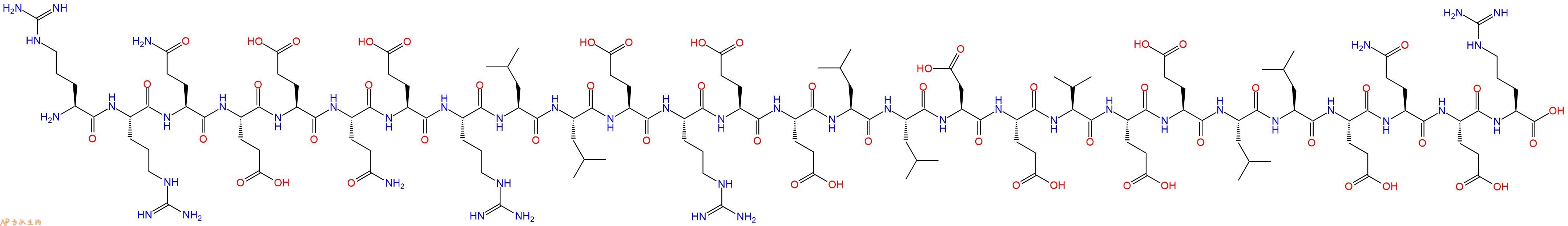 专肽生物产品H2N-Arg-Arg-Gln-Glu-Glu-Gln-Glu-Arg-Leu-Leu-Glu-Arg-Glu-Glu-Leu-Leu-Asp-Glu-Val-Glu-Glu-Leu-Leu-Glu-Gln-Glu-Arg-OH