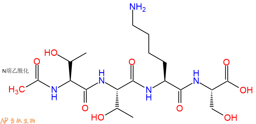 专肽生物产品Ac-Thr-Thr-Lys-Ser-OH