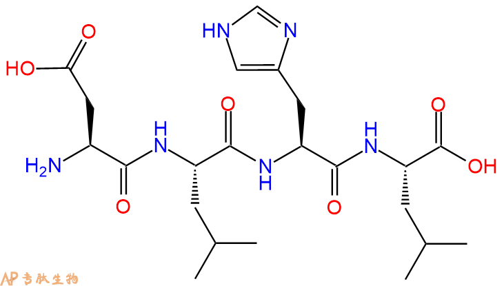 专肽生物产品H2N-Asp-Leu-His-Leu-OH