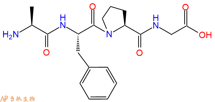 专肽生物产品H2N-Ala-Phe-Pro-Gly-OH