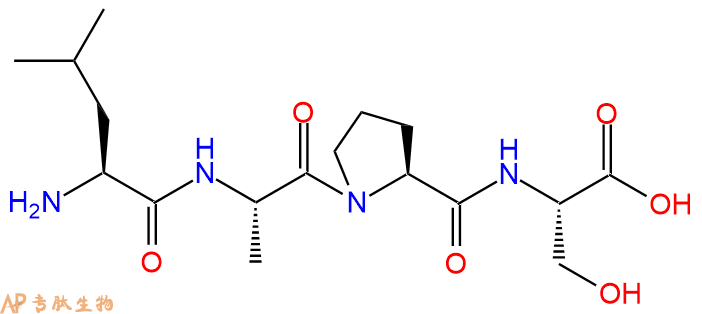 专肽生物产品H2N-Leu-Ala-Pro-Ser-OH