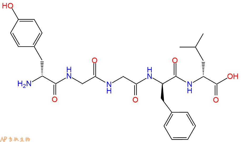 专肽生物产品H2N-DTyr-Gly-Gly-DPhe-DLeu-OH