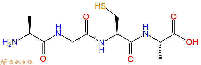 专肽生物产品H2N-Ala-Gly-Cys-Ala-OH