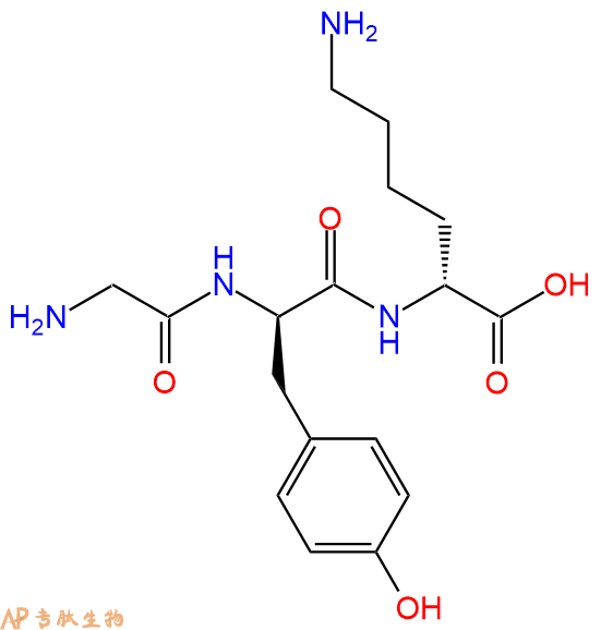 专肽生物产品H2N-Gly-DTyr-DLys-OH