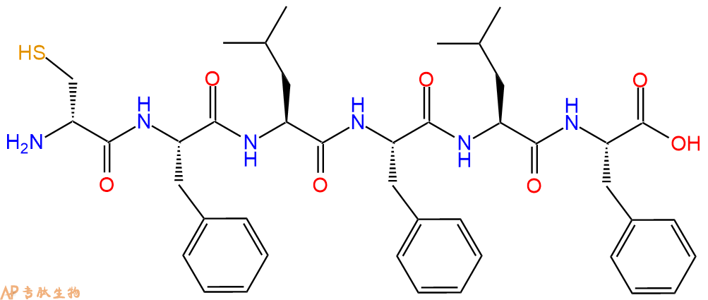 专肽生物产品H2N-DCys-Phe-Leu-Phe-Leu-Phe-OH