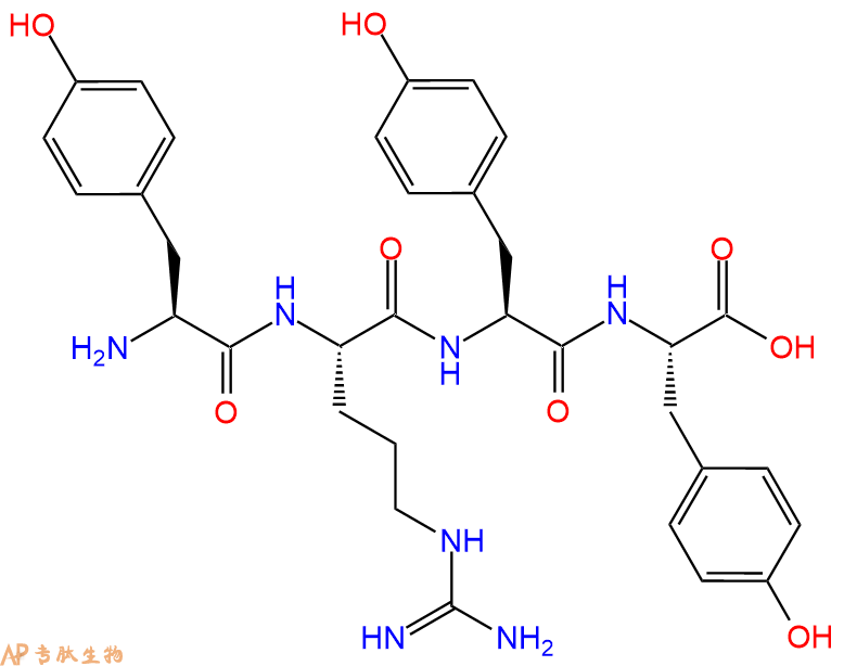 专肽生物产品H2N-Tyr-Arg-Tyr-Tyr-OH