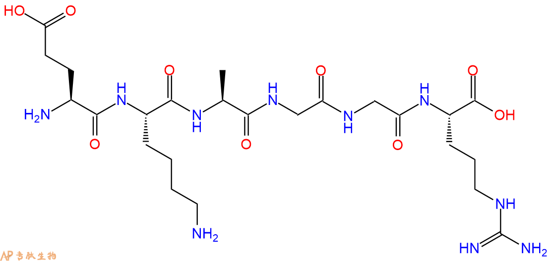 专肽生物产品H2N-Glu-Lys-Ala-Gly-Gly-Arg-OH
