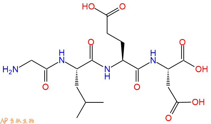 专肽生物产品H2N-Gly-Leu-Glu-Asp-OH