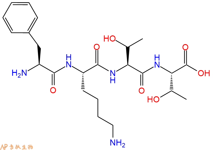 专肽生物产品H2N-Phe-Lys-Thr-Thr-OH