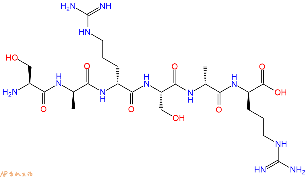 专肽生物产品H2N-Ser-DAla-DArg-Ser-DAla-DArg-OH