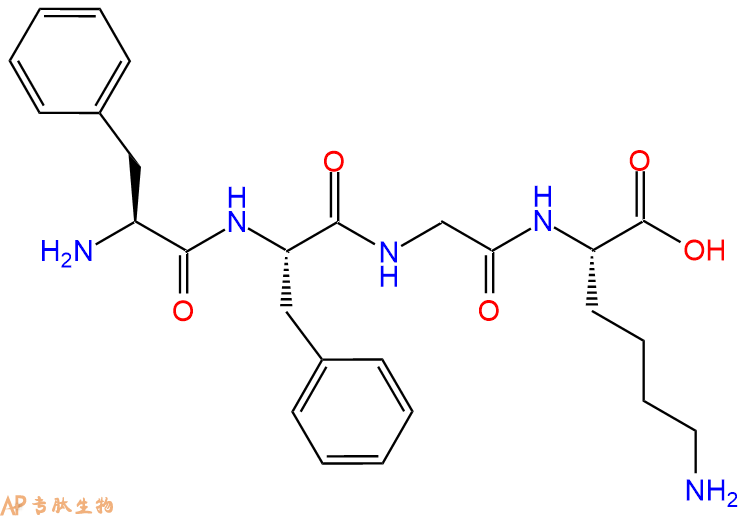 专肽生物产品H2N-Phe-Phe-Gly-Lys-OH