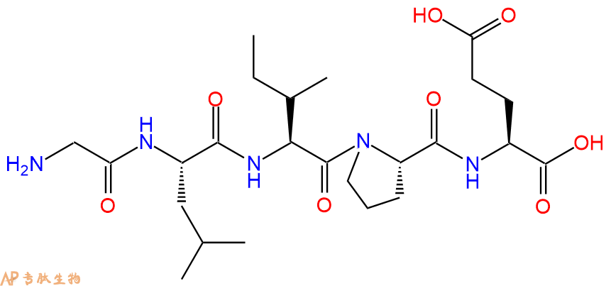 专肽生物产品H2N-Gly-Leu-Ile-Pro-Glu-OH
