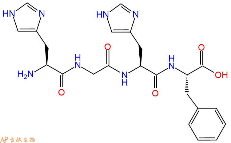 专肽生物产品H2N-His-Gly-His-Phe-OH