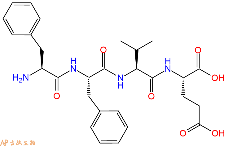 专肽生物产品H2N-Phe-Phe-Val-Glu-OH