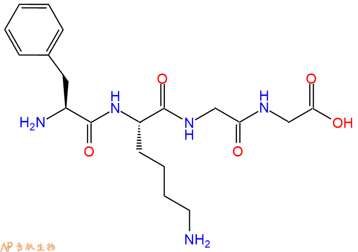 专肽生物产品H2N-Phe-Lys-Gly-Gly-OH
