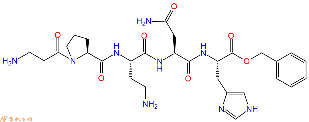 专肽生物产品H2N-&beta;Ala-Pro-Dab-Asn-His-OBzl