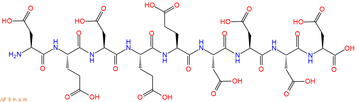 专肽生物产品H2N-Asp-Glu-Asp-Glu-Glu-Asp-Asp-Asp-Asp-OH
