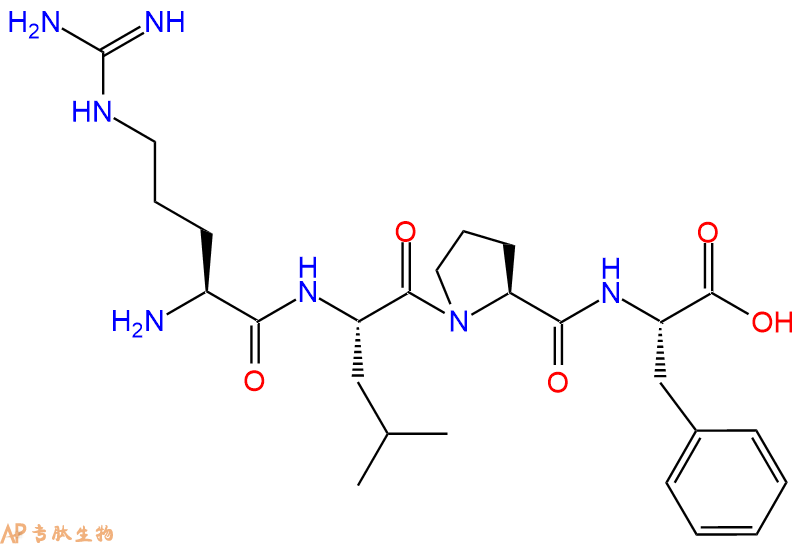 专肽生物产品H2N-Arg-Leu-Pro-Phe-OH