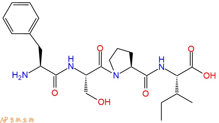专肽生物产品H2N-Phe-Ser-Pro-Ile-OH