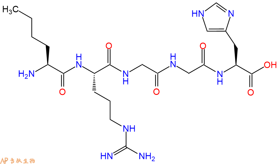 专肽生物产品H2N-Nle-Arg-Gly-Gly-His-OH