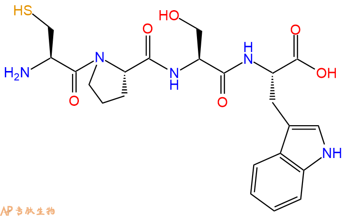 专肽生物产品H2N-Cys-Pro-Ser-Trp-OH