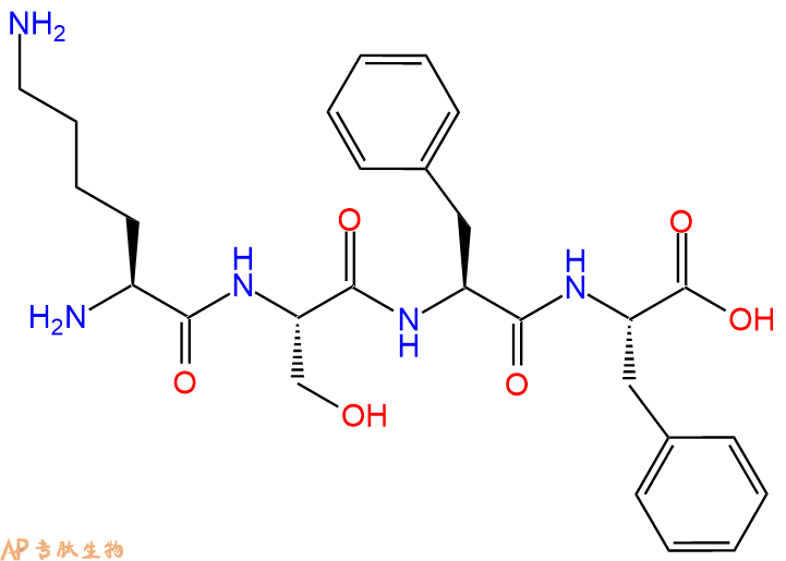 专肽生物产品H2N-Lys-Ser-Phe-Phe-OH