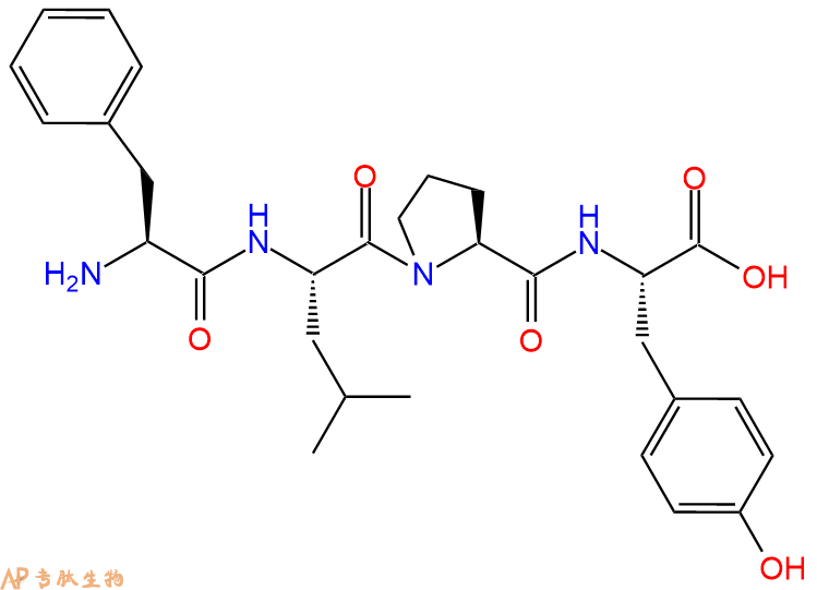 专肽生物产品H2N-Phe-Leu-Pro-Tyr-OH