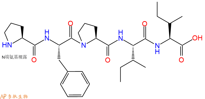 专肽生物产品H2N-Pro-Phe-Pro-Ile-Ile-OH