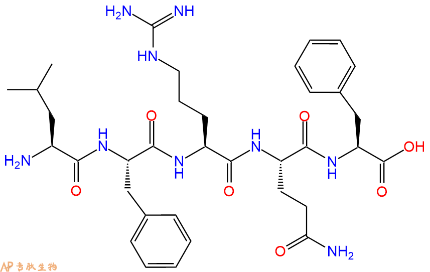 专肽生物产品H2N-Leu-Phe-Arg-Gln-Phe-OH