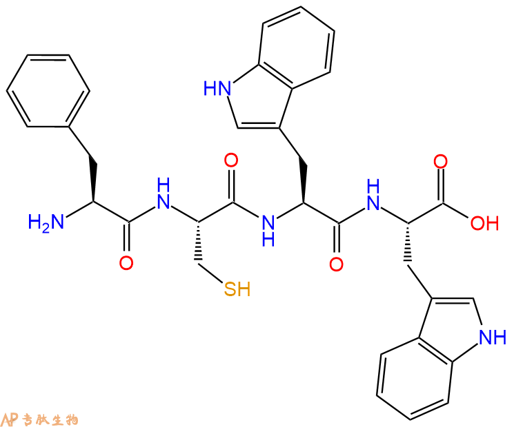 专肽生物产品H2N-Phe-Cys-Trp-Trp-OH