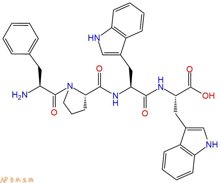 专肽生物产品H2N-Phe-Pro-Trp-Trp-OH