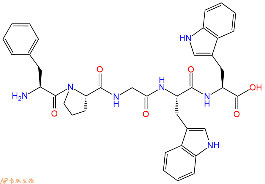 专肽生物产品H2N-Phe-Pro-Gly-Trp-Trp-OH