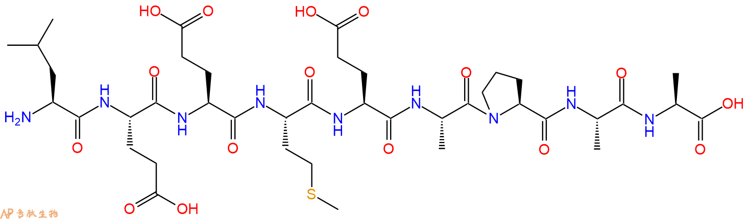 专肽生物产品H2N-Leu-Glu-Glu-Met-Glu-Ala-Pro-Ala-Ala-OH
