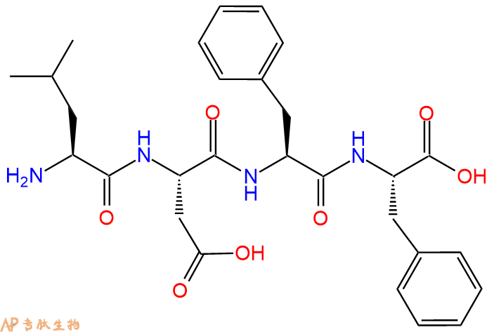 专肽生物产品H2N-Leu-Asp-Phe-Phe-OH