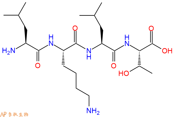 专肽生物产品H2N-Leu-Lys-Leu-Thr-OH