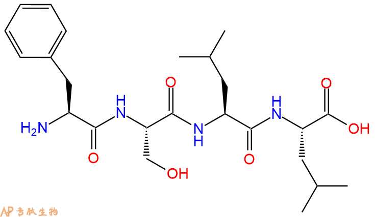 专肽生物产品H2N-Phe-Ser-Leu-Leu-OH