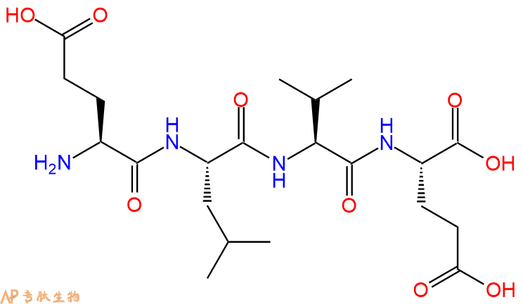 专肽生物产品H2N-Glu-Leu-Val-Glu-OH
