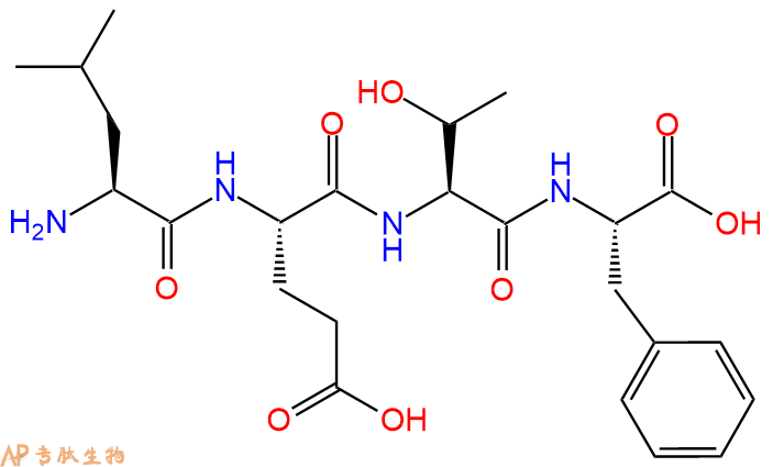 专肽生物产品H2N-Leu-Glu-Thr-Phe-OH