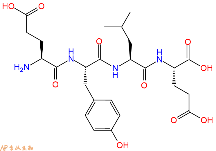 专肽生物产品H2N-Glu-Tyr-Leu-Glu-OH